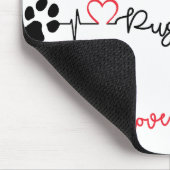 Pugマウスパッド マウスパッド (コーナー)