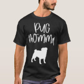 Pugママ Tシャツ (正面)
