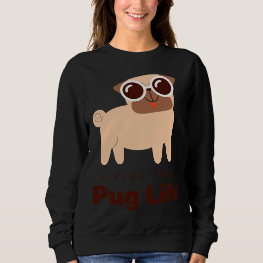 pugライフクラシックTシャツ176 スウェットシャツ (正面)