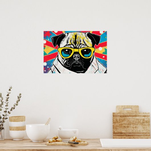 PUGライフ9 ポスター (キッチン)