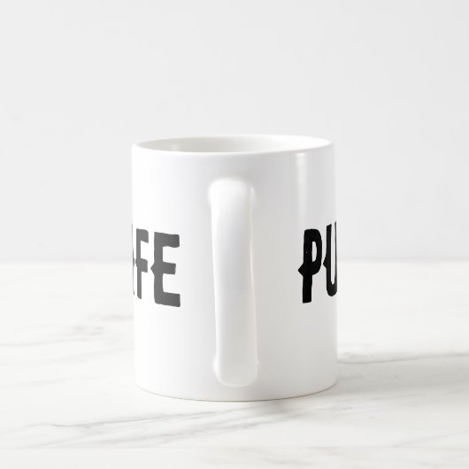 PUGライフ コーヒーマグカップ (ハンドル)