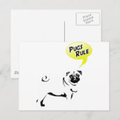 PUGルール ポストカード (正面/裏面)