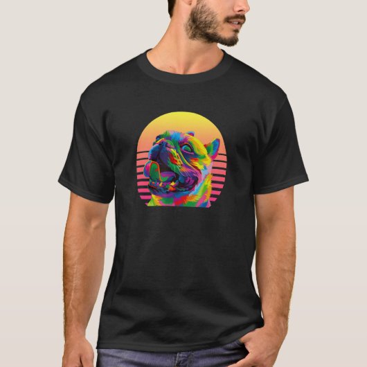 Pugヴィンテージスタイルアイディア Tシャツ (正面)