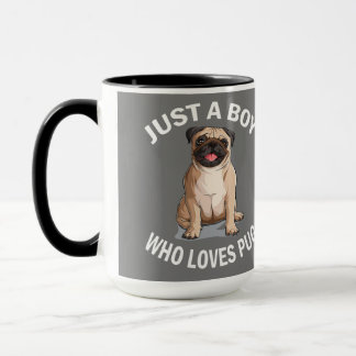 Pug付き愛犬家向けのかわいいプレゼント マグカップ