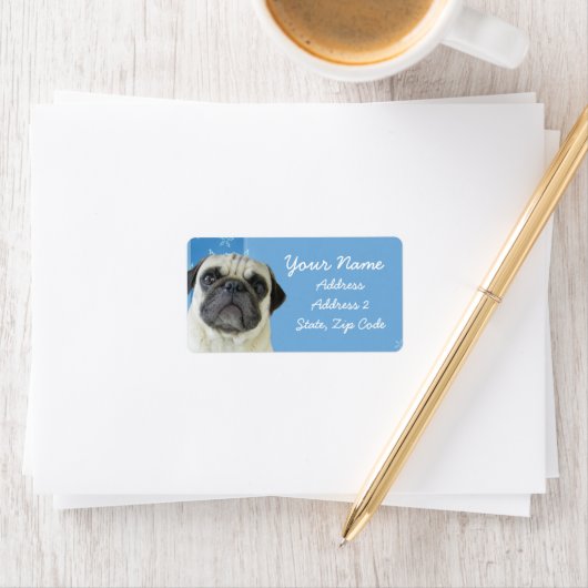 Pug住所 シール (インサイチュ)