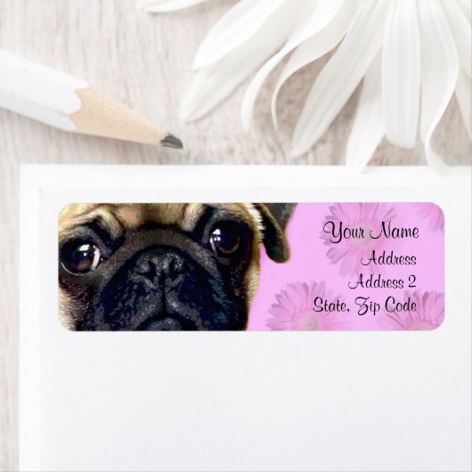 Pug住所 シール (インサイチュ)