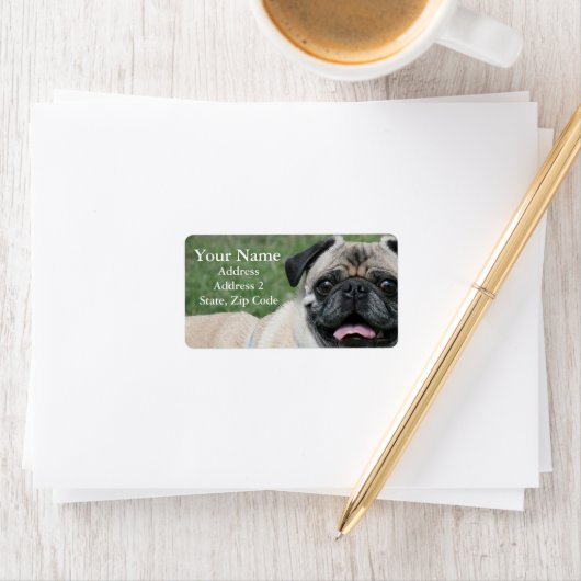 Pug住所 シール (インサイチュ)