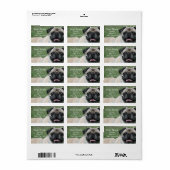 Pug住所 シール (フルシート)