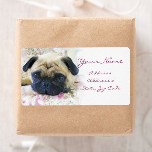 Pug住所 シール (インサイチュ)