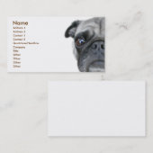 Pug名刺 名刺 (正面/裏面)