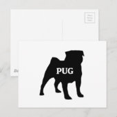pug名silo.png ポストカード (正面/裏面)