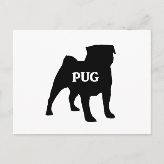 pug名silo.png ポストカード (正面)