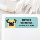 Pug差出人住所ラベル ラベル (インサイチュ)
