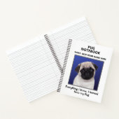 Pug愛好家のためのノートブック ノートブック (内部)