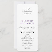 Pug招待状 招待状 (裏面)