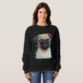 PUG熱狂するクラシックTシャツ841 スウェットシャツ (正面フル)