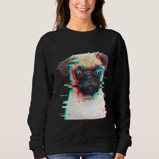 PUG熱狂するクラシックTシャツ841 スウェットシャツ (正面)