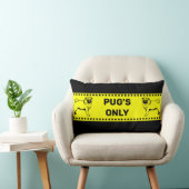 Pug特殊引用文 ランバークッション (椅子)