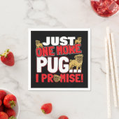 Pug犬の恋人 – 私は約束する1つだけ スタンダードカクテルナプキン (インサイチュ)