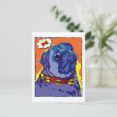 Pug祈りの言葉 ポストカード (スタンド正面)