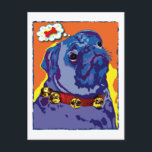 Pug祈りの言葉 ポストカード<br><div class="desc">骨を祈詰める</div>