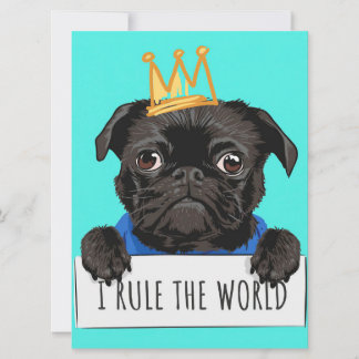 Pug私は世界のギフト、Pug愛おもしろい者ギフトを支配