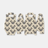 Pug顔シルエット フェイバーボックス (折り畳みなし)