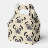 Pug顔シルエット フェイバーボックス (正面サイド)