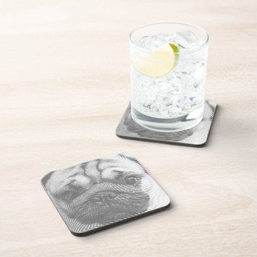 Pug顔 コースター (右側)