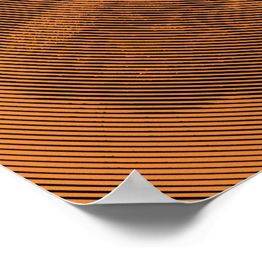 Pug顔 ポスター (角)