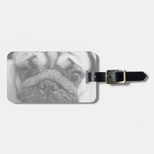 Pug顔 ラゲッジタグ