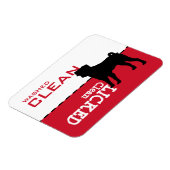 Pug食洗機カスタマイズ可能な単語マグネットサイン マグネット (左側)