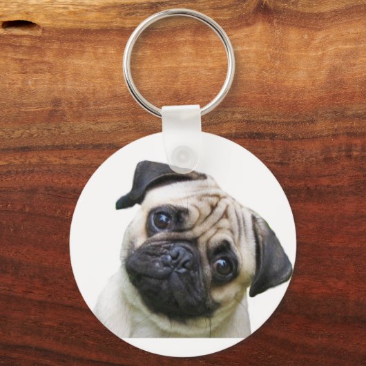 pug キーホルダー (正面)