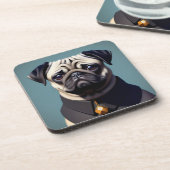 Pug コースター (左側)