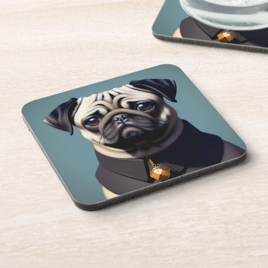 Pug コースター (左側)