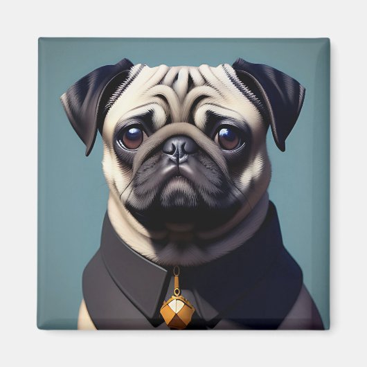 Pug マグネット (正面)