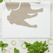 Pug – 私は彼らがChubby、しわ、短いのが好き キッチンタオル (折り畳み)