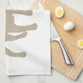 Pug – 私は彼らがChubby、しわ、短いのが好き キッチンタオル (四つ折り)