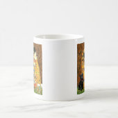 Pug 13 （黒） -キス コーヒーマグカップ (中央)