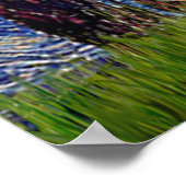 Pug 1（子犬） – 星空の夜 ポスター (角)