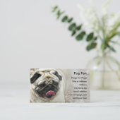 Pug #2フォト名刺 名刺 (スタンド正面)