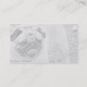 Pug #2フォト名刺 名刺 (裏面)