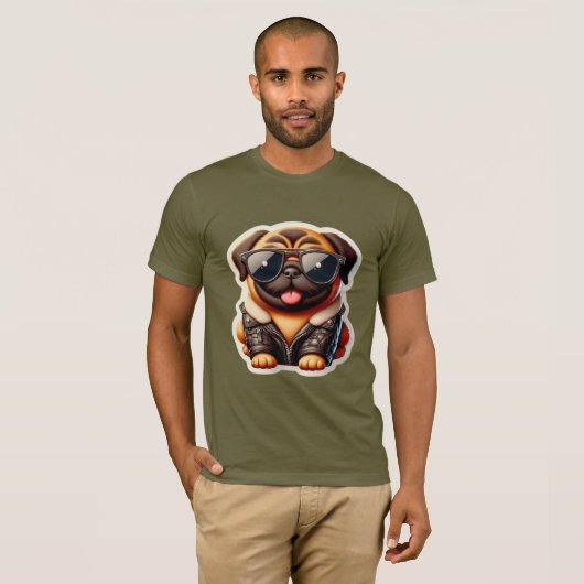 PUG 3 Tシャツ (正面フル)