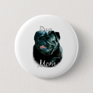 Pug (blk)母2 缶バッジ