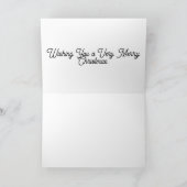 Pug & Cat – クリスマスカード カード (内部)