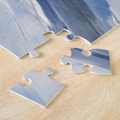 Pug Christmas Red Truck Holiday ジグソーパズル (側面)