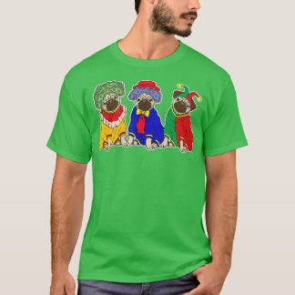 Pug Clown, Funny Dog Lover For Men Women Kids, Pet Tシャツ