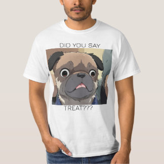 PUG comic shirt Tシャツ