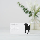 Pug、Companyの会社名、 名刺 (スタンド正面)