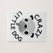 Pug Crazy Little Dog ジグソーパズル (横)